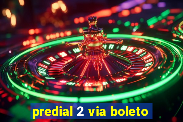 predial 2 via boleto